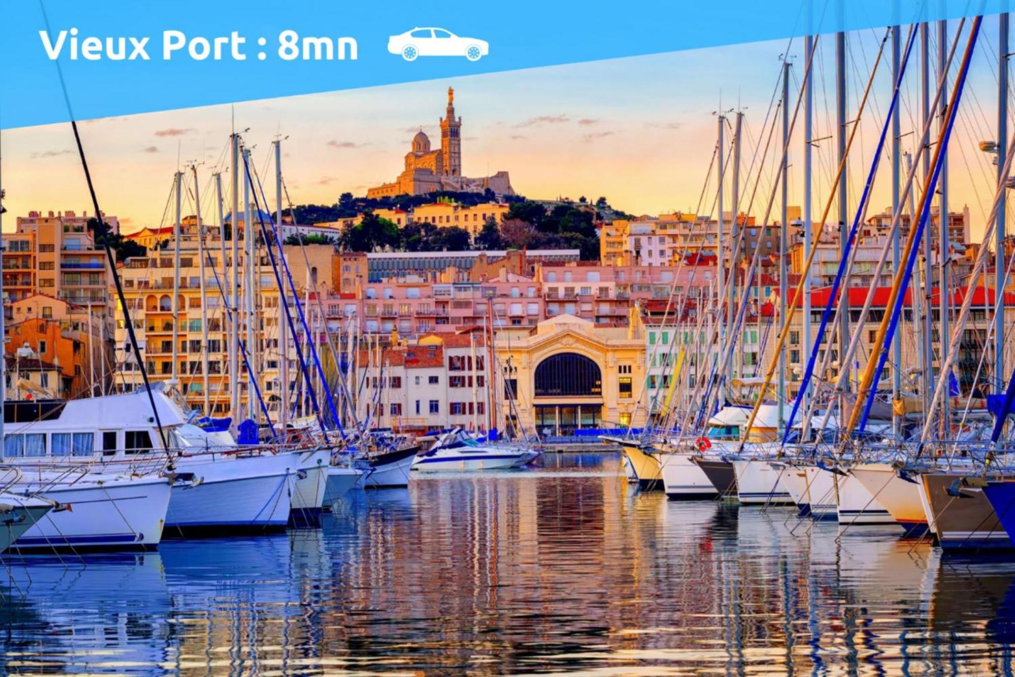 Cafi - Sud Passion * Calme * Linge Hotelier * Fibre * Marseilles Exterior foto